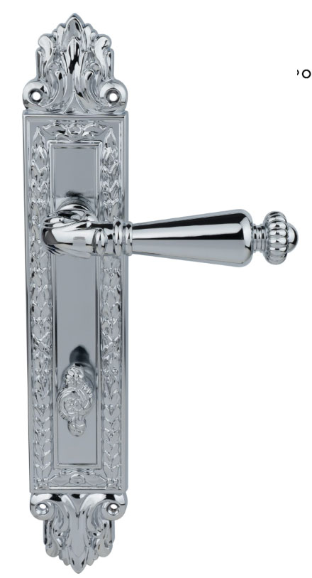 дверные ручки  Porta di Parma Ninfa на планке полированный хром