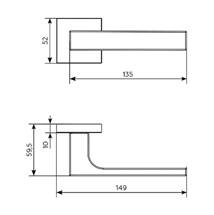 Sillur AG+ MURO квадрат платиново-серый