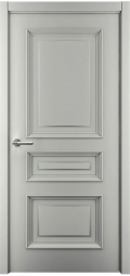 	межкомнатные двери 	Альберо Классика 3 эмаль серая