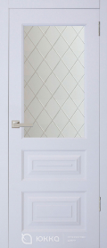 	межкомнатные двери 	Юкка Гранд Люкс Оптима 9 ДО гравировка