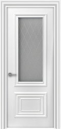 	межкомнатные двери 	ДвериПро Прима ДО-2 эмаль белая