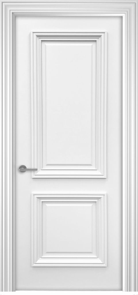 межкомнатные двери  ДвериПро Шервуд 2 ДГ эмаль белая