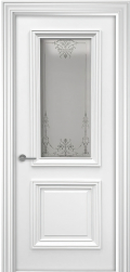	межкомнатные двери 	ДвериПро Шервуд 2 ДО-1 эмаль белая