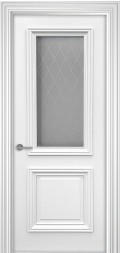 	межкомнатные двери 	ДвериПро Шервуд 2 ДО-2 эмаль белая