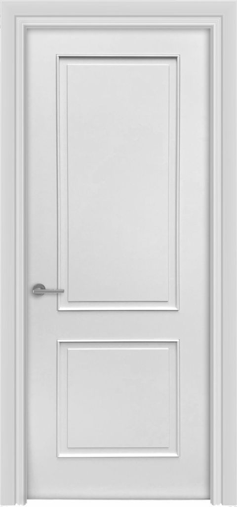 межкомнатные двери  ДвериПро Лайн 3/2 ДГ эмаль белая