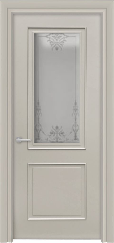 межкомнатные двери  ДвериПро Лайн 3/2 ДО-1 RAL 7032