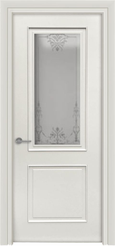 межкомнатные двери  ДвериПро Лайн 3/2 ДО-1 RAL 9010