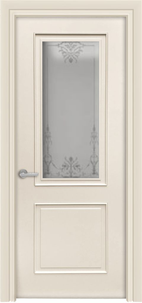 межкомнатные двери  ДвериПро Лайн 3/2 ДО-1 слоновая кость