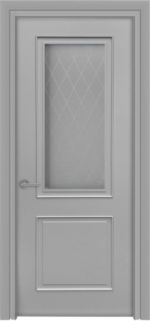 межкомнатные двери  ДвериПро Лайн 3/2 ДО-2 RAL 7047