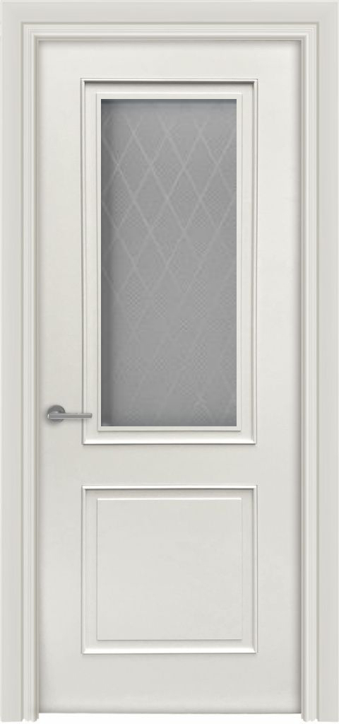 межкомнатные двери  ДвериПро Лайн 3/2 ДО-2 RAL 9010