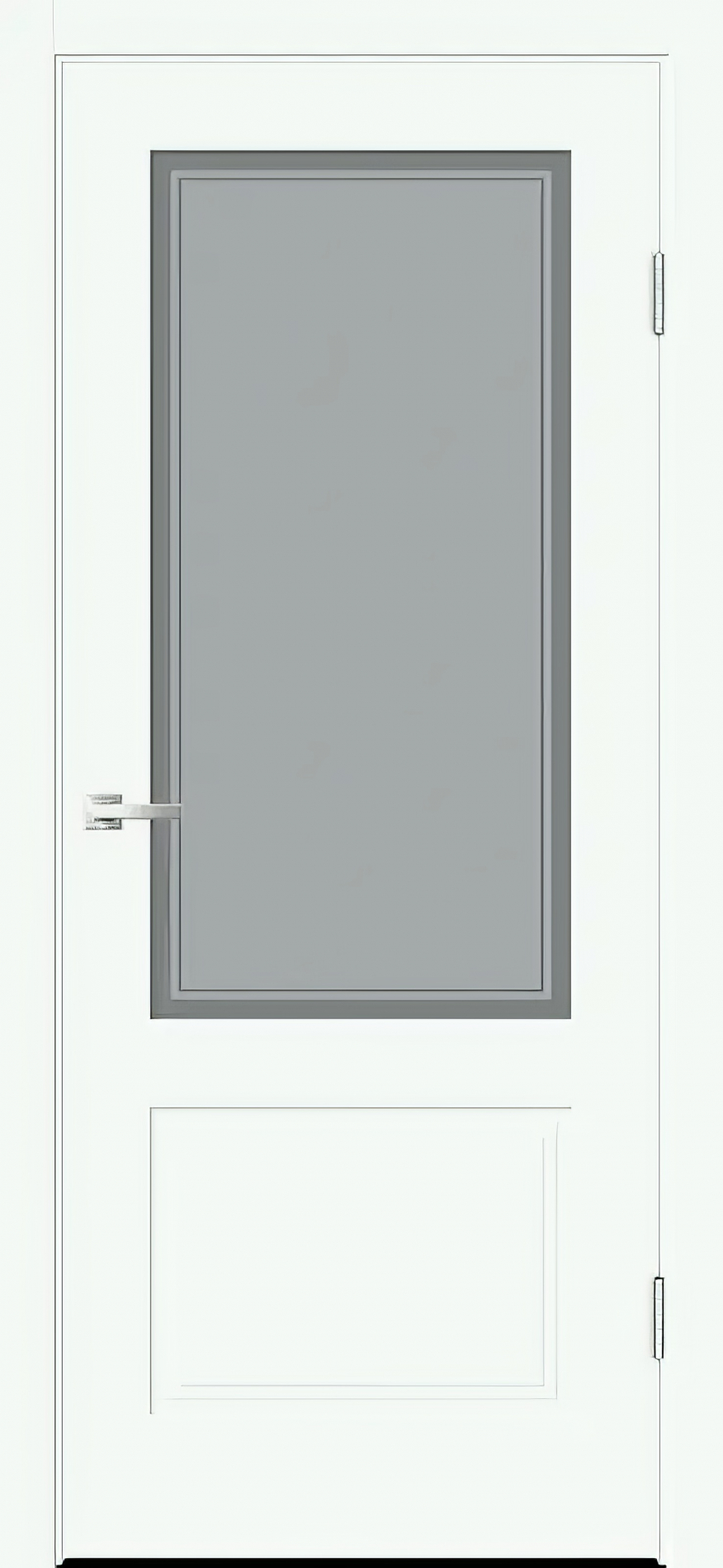 межкомнатные двери  Velldoris Alto 22 2V стекло Контур 1 эмалюкс эльбрус