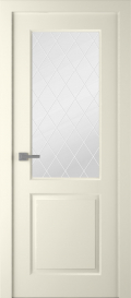 	межкомнатные двери 	Belwooddoors Альта витраж 39 эмаль шампань
