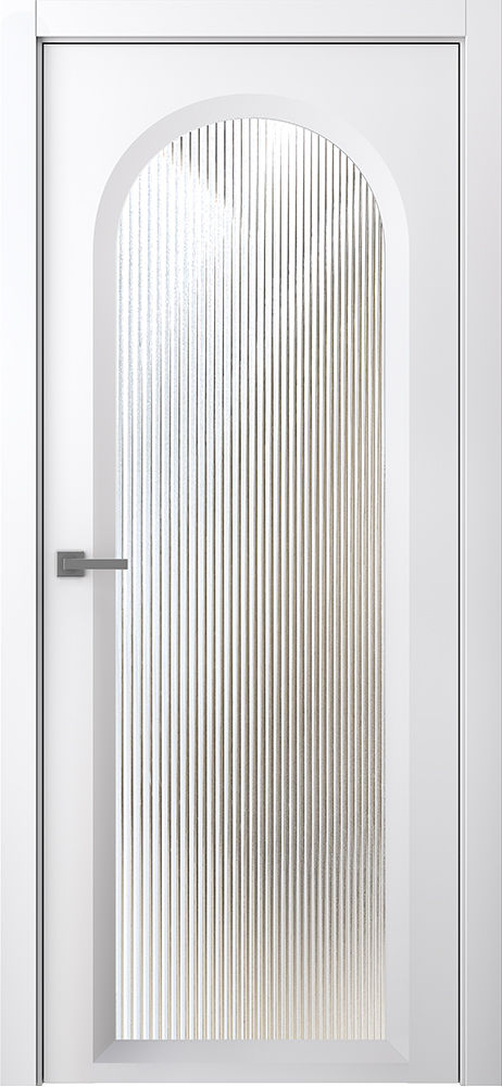 межкомнатные двери  Belwooddoors Аргентум 1E Волна эмаль белая