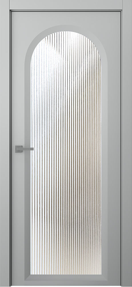 межкомнатные двери Belwooddoors Аргентум 1E Волна эмаль светло-серая