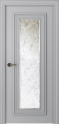 	межкомнатные двери 	Belwooddoors Палаццо 1 зеркало состаренное эмаль пепельная