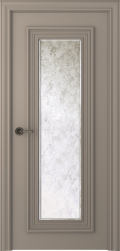 	межкомнатные двери 	Belwooddoors Палаццо 1 зеркало состаренное эмаль мокко