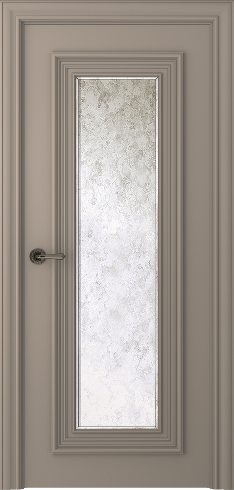 межкомнатные двери Belwooddoors Палаццо 1 зеркало состаренное эмаль мокко