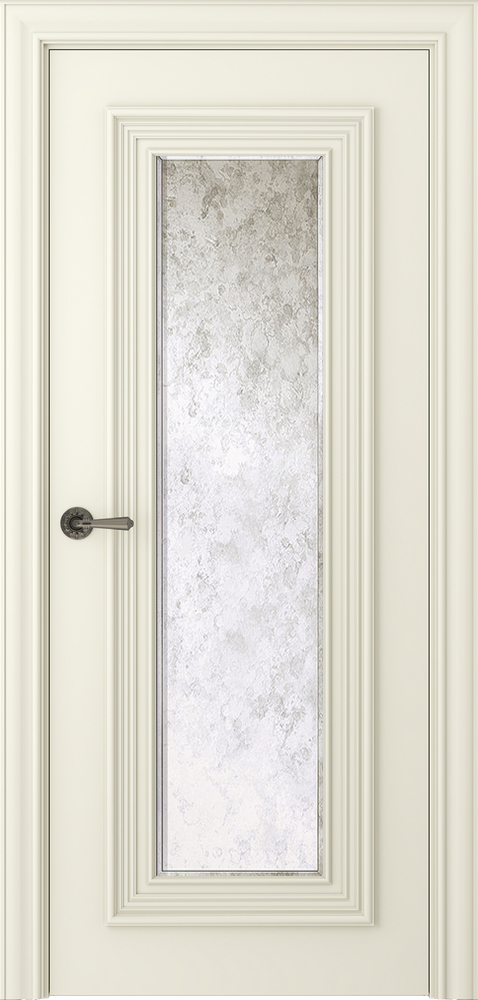 межкомнатные двери Belwooddoors Палаццо 1 зеркало состаренное эмаль шампань