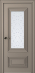 	межкомнатные двери 	Belwooddoors Палаццо 2 витраж 39 эмаль мокко