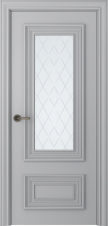 	межкомнатные двери 	Belwooddoors Палаццо 2 витраж 39 эмаль пепельная