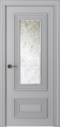 	межкомнатные двери 	Belwooddoors Палаццо 2 зеркало состаренное эмаль пепельная