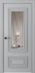 	межкомнатные двери 	Belwooddoors Палаццо 2 зеркало эмаль пепельная