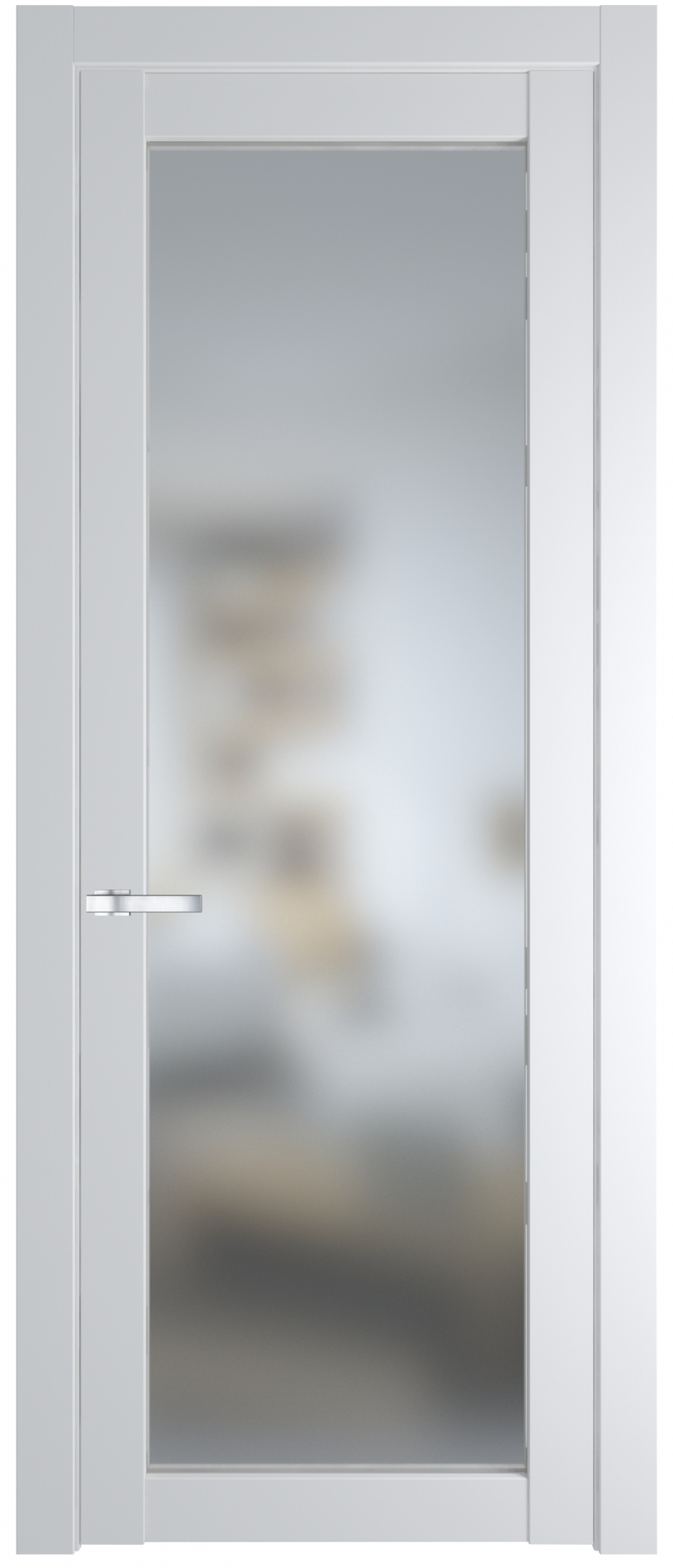 межкомнатные двери  Profil Doors 2.1.2 PD со стеклом крем вайт
