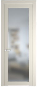 	межкомнатные двери 	Profil Doors 2.1.2 PD со стеклом кремовая магнолия