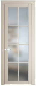 	межкомнатные двери 	Profil Doors 2.1.2 (р.8) PD со стеклом кремовая магнолия