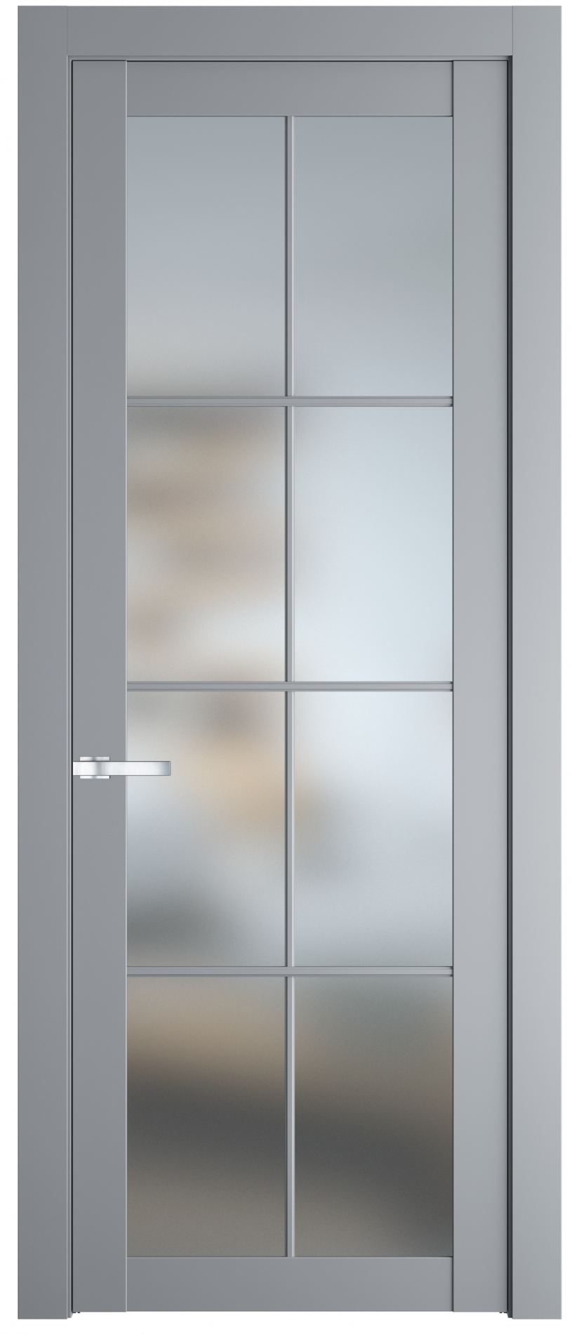 межкомнатные двери  Profil Doors 2.1.2 (р.8) PD со стеклом смоки