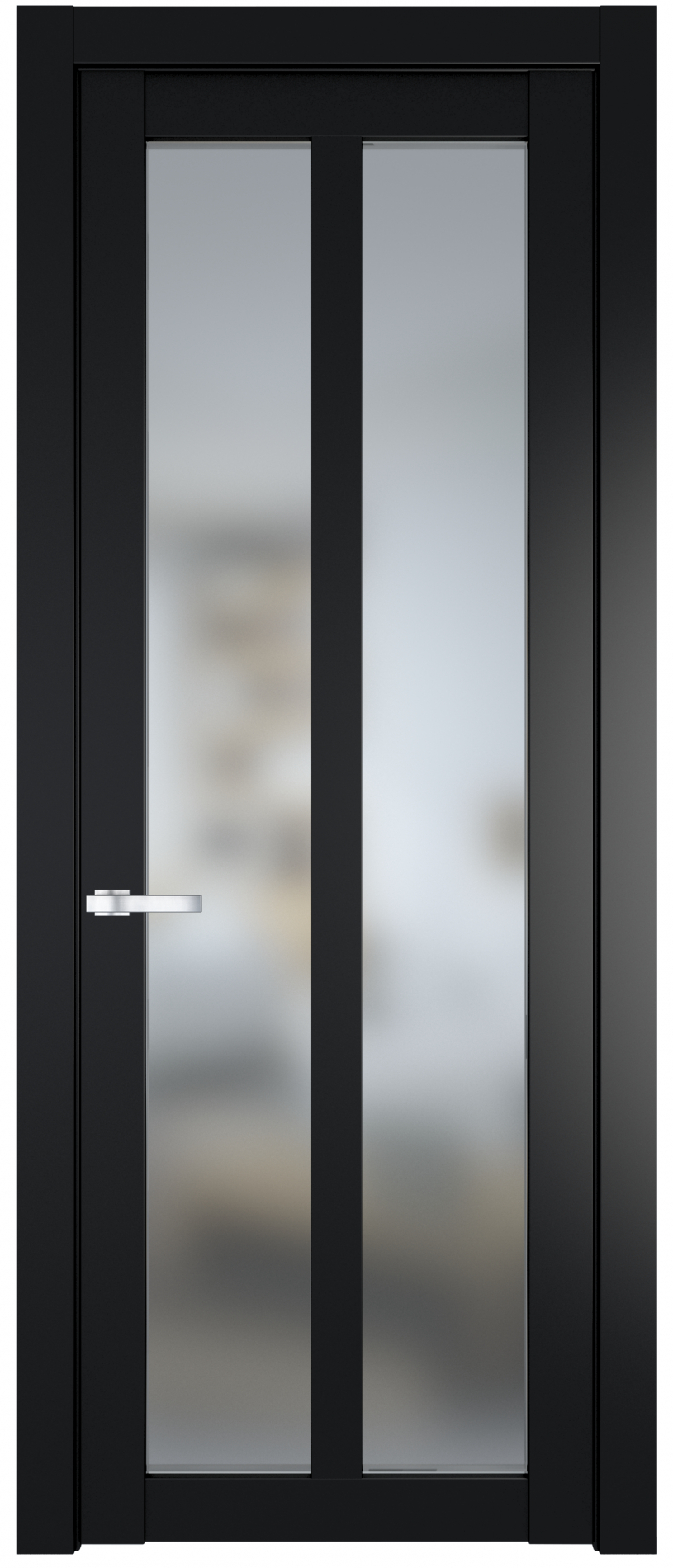 межкомнатные двери  Profil Doors 2.7.2 PD со стеклом блэк