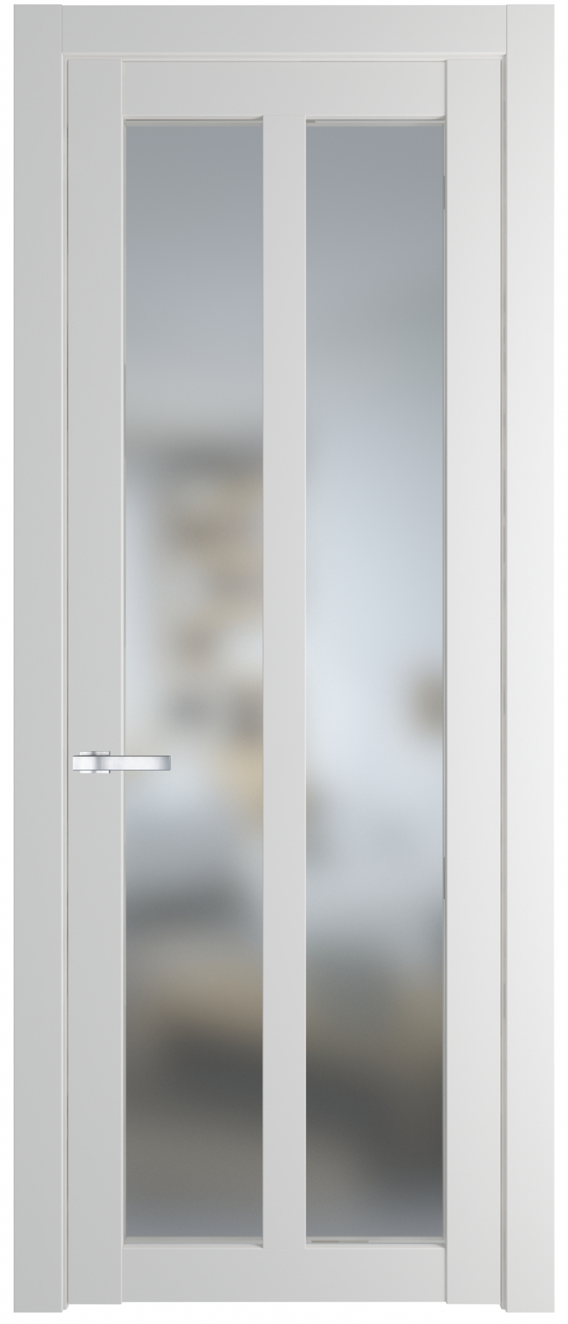межкомнатные двери  Profil Doors 2.7.2 PD со стеклом крем вайт