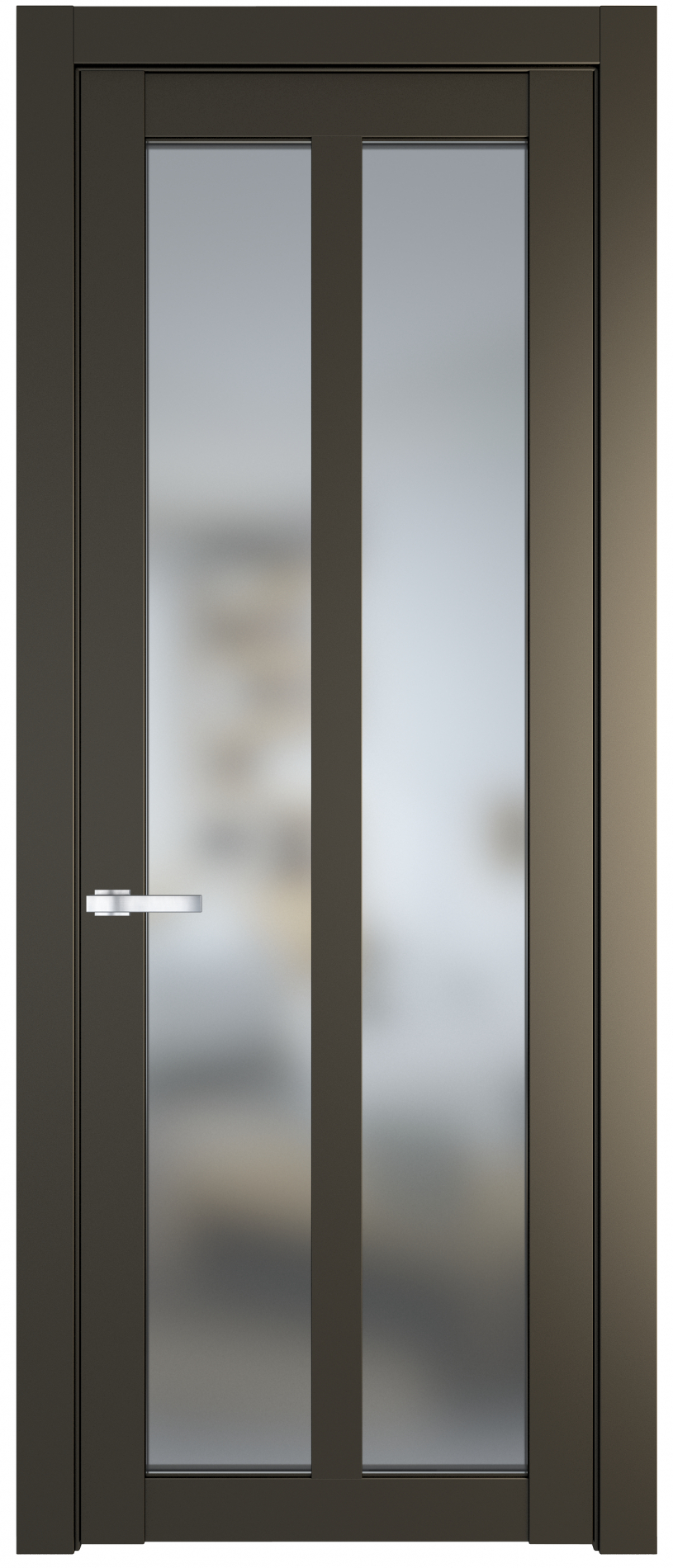 межкомнатные двери  Profil Doors 2.7.2 PD со стеклом перламутр бронза