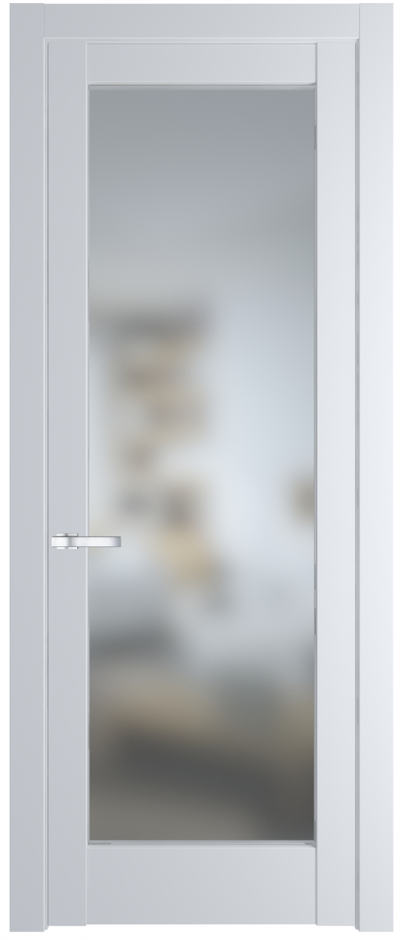 межкомнатные двери  Profil Doors 4.1.2 PD со стеклом вайт