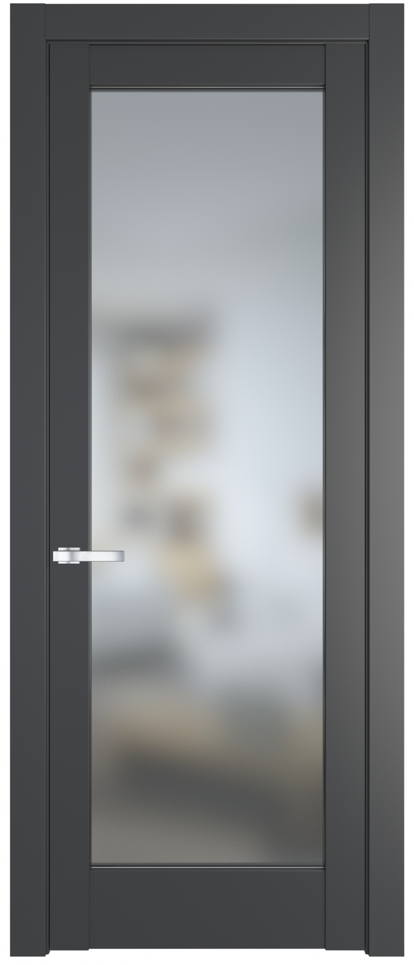 межкомнатные двери  Profil Doors 4.1.2 PD со стеклом графит