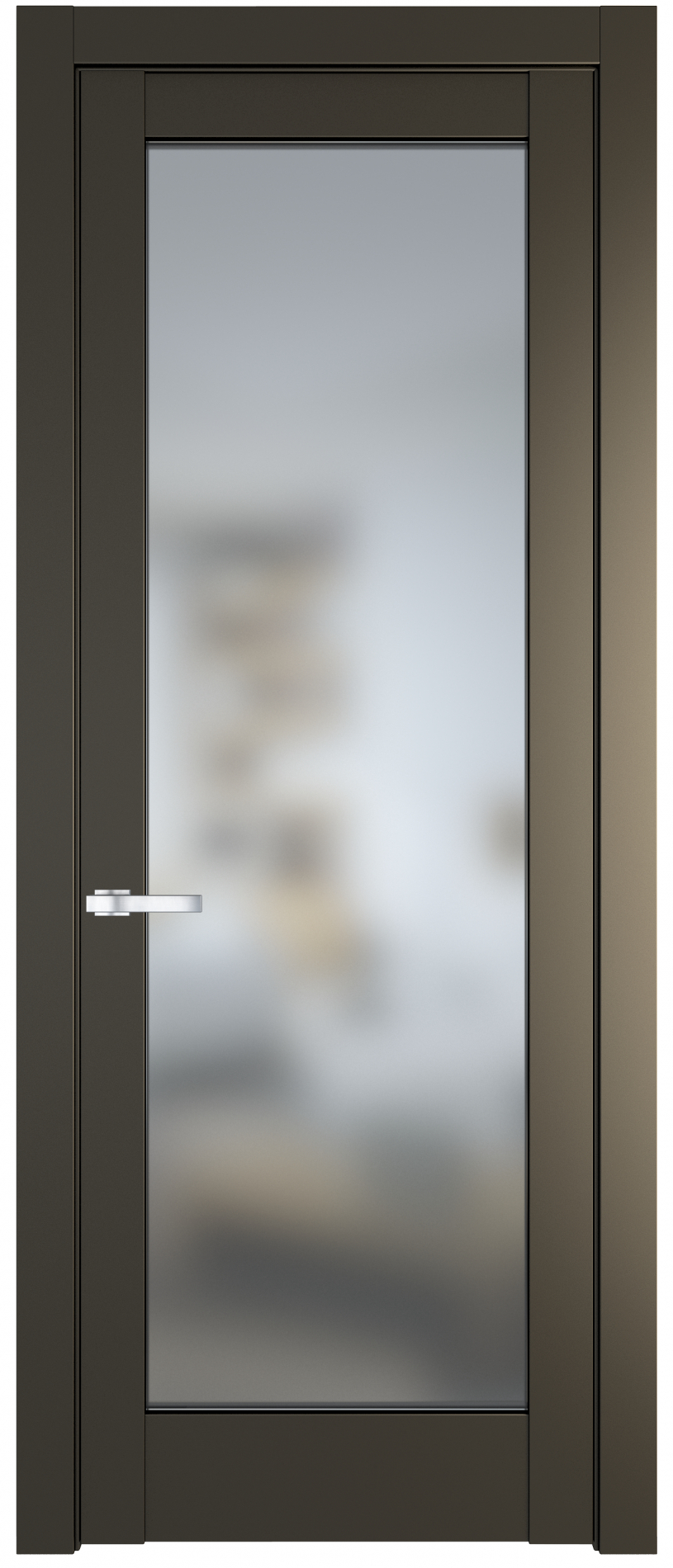 межкомнатные двери  Profil Doors 4.1.2 PD со стеклом перламутр бронза