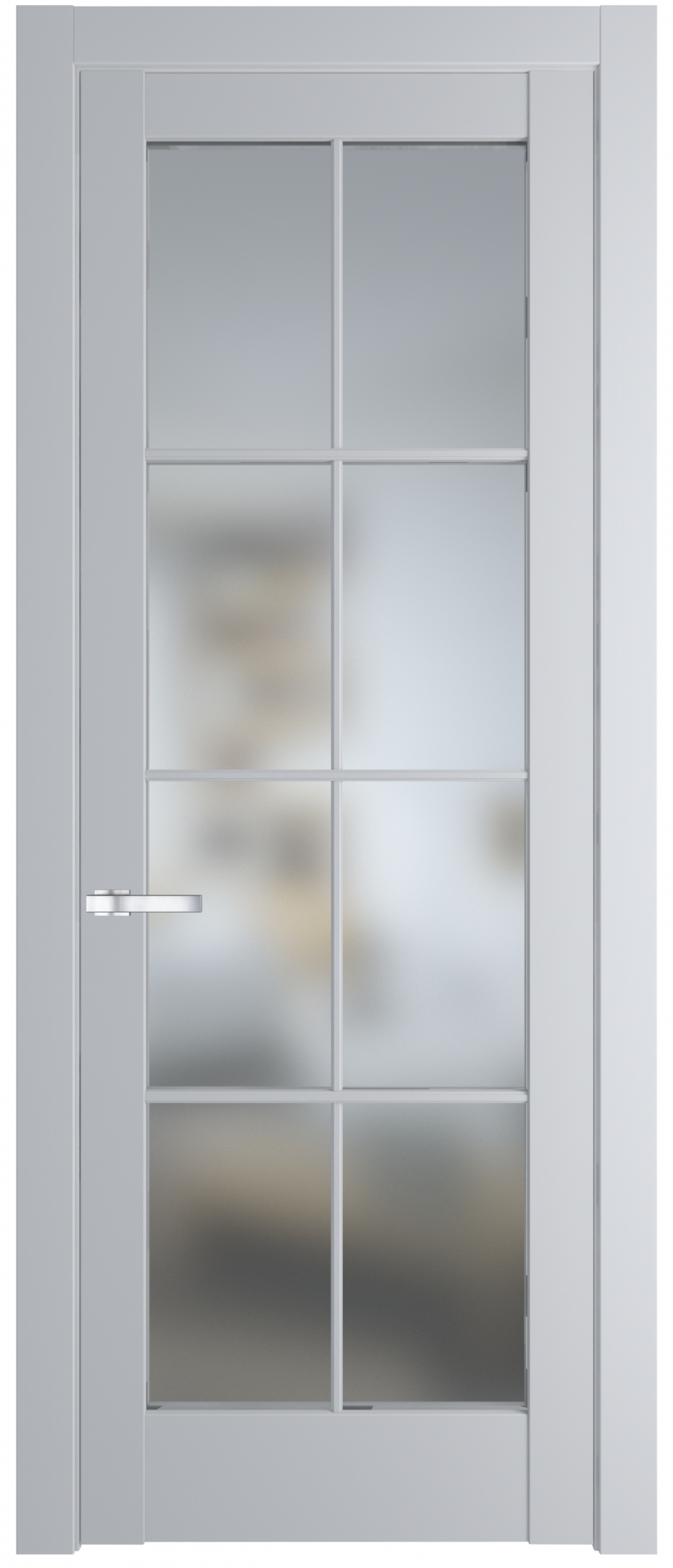 межкомнатные двери  Profil Doors 4.1.2 (р.8) PD со стеклом лайт грей