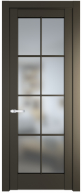 	межкомнатные двери 	Profil Doors 4.1.2 (р.8) PD со стеклом перламутр бронза