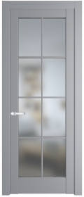 	межкомнатные двери 	Profil Doors 4.1.2 (р.8) PD со стеклом смоки