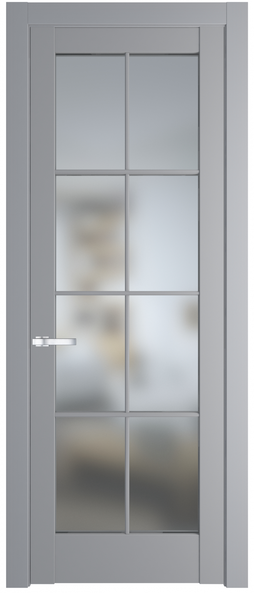 межкомнатные двери  Profil Doors 4.1.2 (р.8) PD со стеклом смоки